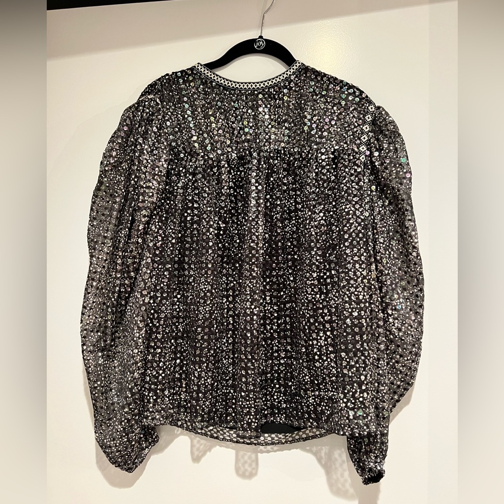 New Maje Sequin Blouse